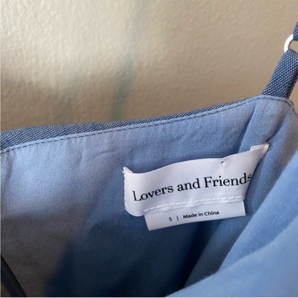 Lovers + Friends Blue Ruffle Mini Dress - Picture 6 of 10